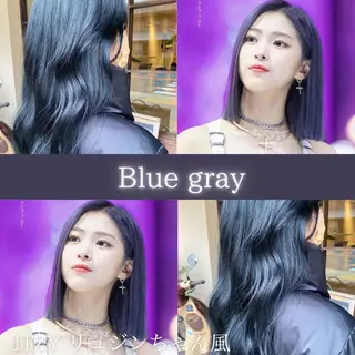 ロング カラー 川越 輝梨奈のヘアスタイル