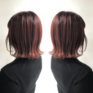 ミディアム カラー ♡美髪•艶髪♡砂川 なつきのヘアスタイル