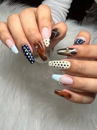 ネイル AURORA eyelash&nail salon アメ村店所属・🌏AURORA | RiRi🪐のネイルデザイン