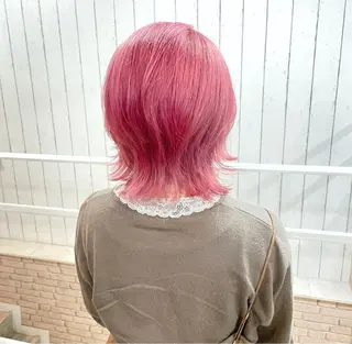 ショート カラー ヘアアレンジ MiU所属・韓国×髪質改善×美髪 縮毛矯正×レイヤーのヘアスタイル