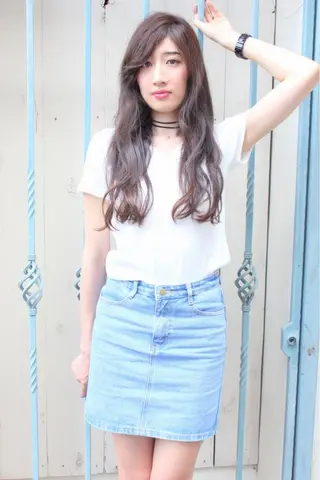 ロング カラー パーマ 代表　YUKI ☆のヘアスタイル