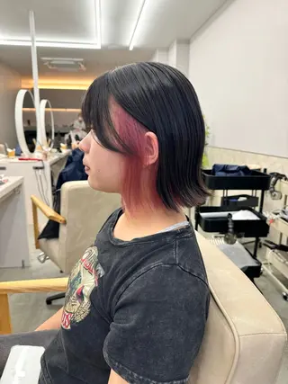 ショート カラー ボブ美容師💛 AYUMIのヘアスタイル