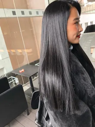 ロング 八谷 将平のヘアスタイル