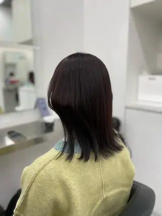 ロング カラー 中韓レイヤー/ ブラウン🤎はやとのヘアスタイル