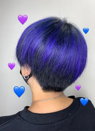 ショート カラー benji所属・Hamatsu Misakiのヘアスタイル