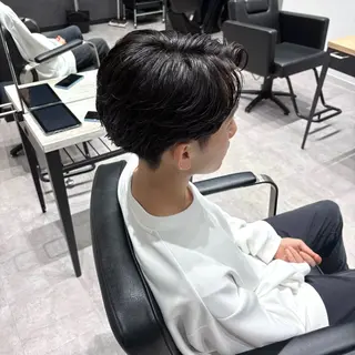 ショート パーマ メンズ 浜松/メンズサロン/ Yuna🐈‍⬛🫧のヘアスタイル