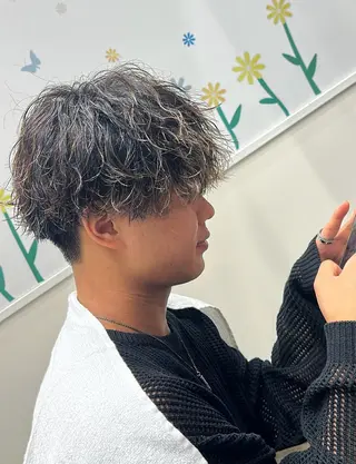 パーマ メンズ 髪質改善トリートメント&ケアカラー MRN.新宿西口所属・👑MRN👑 HIROMIのヘアスタイル
