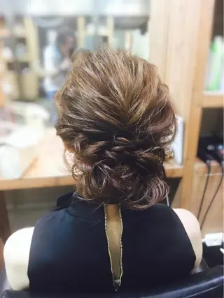 セミロング ヘアアレンジ 加藤 圭悟のヘアスタイル