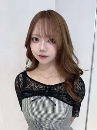 セミロング カラー ハイトーン/デザイン 🪐·˚⌖MIHOのヘアスタイル