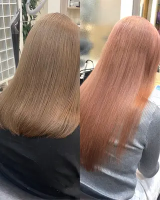 ロング カラー 韓国ヘア／艶カラー minamiのヘアスタイル