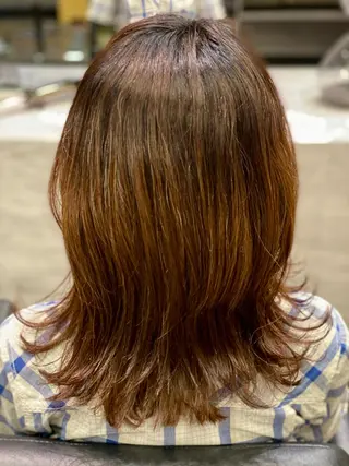 ミディアム カラー ヘアアレンジ ROBBY所属・松井美樹/似合わせ ガーリー・韓国のヘアスタイル