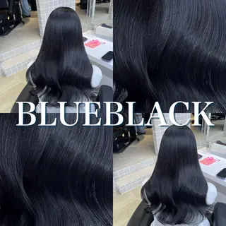 セミロング 寒色＆ブリーチ特化 寒色MiOのヘアスタイル