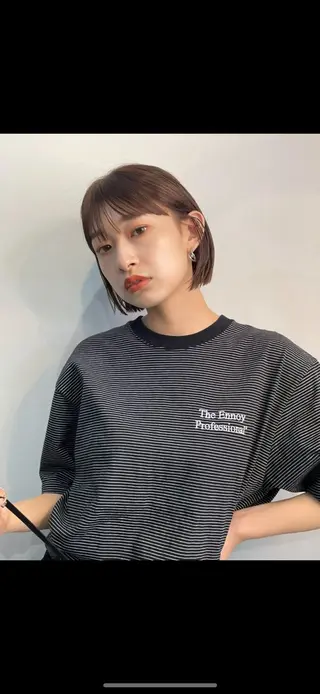 ショート Lachic所属・髪質改善/ストレート 根上のヘアスタイル