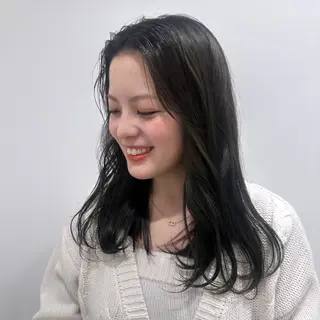 ミディアム カラー 岐阜の美容師 HONOKAのヘアスタイル