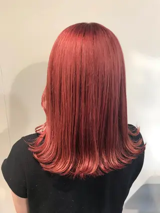 ミディアム カラー knock【ノック】所属・烏丸韓国ヘア🇰🇷 ayaka🎀のヘアスタイル