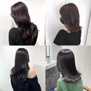 ミディアム カラー 透明感カラー❄️要 半個室×マンツーマンのヘアスタイル
