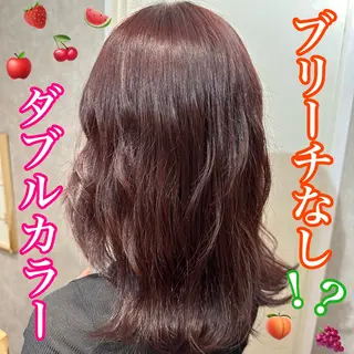 セミロング カラー 🎀PALOOZA SAYU🎀のヘアスタイル