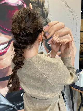 ロング ヘアアレンジ レイヤーカット/髪質 改善/矯正🤍吉田のヘアスタイル