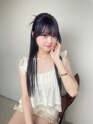 ロング カラー トレンドカラー🥣／ ヘアアレンジ✩.*˚のヘアスタイル