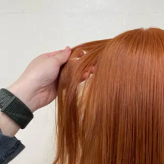 ロング カラー ヘアアレンジ 愛結 暖色カラー🎀🩰のヘアスタイル