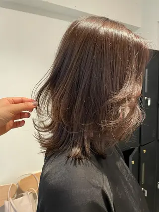 ミディアム カラー SALOWIN下北沢所属・hazuki 🌝のヘアスタイル