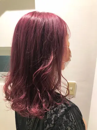 セミロング カラー ヘアアレンジ 🤍清楚系 韓国レイヤー🤍拓朗のヘアスタイル