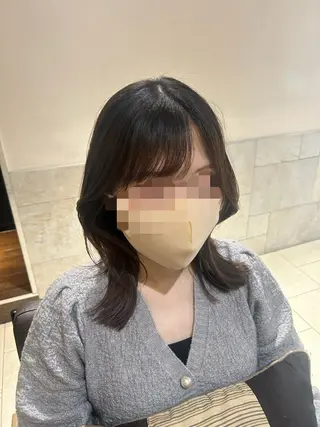 ミディアム おおがくみゆ🦙🍊 ‪‪⭐️池袋のヘアスタイル