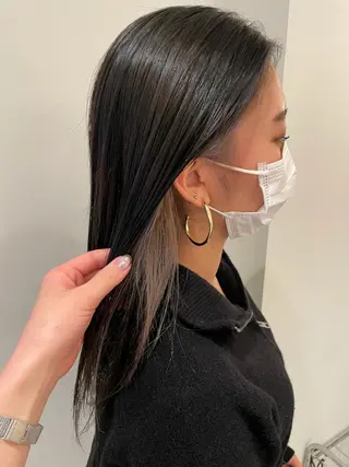 ロング 韓国風ヘア♡ runaのヘアスタイル