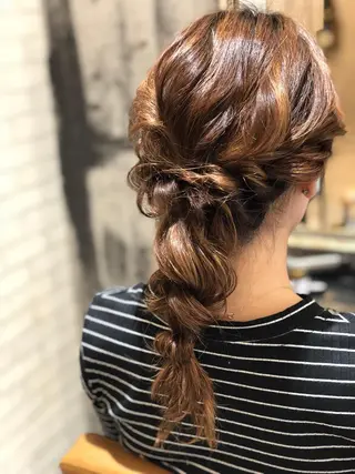 ヘアアレンジ 【デザイナー】田中 美生のヘアスタイル