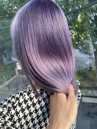 ロング カラー 鈴木直之/ハイトーン /ボブ/美髪矯正のヘアスタイル
