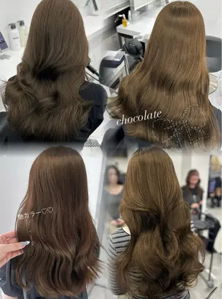 ロング カラー 上品モテヘア🩶 karen🩶のヘアスタイル