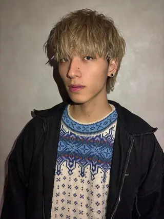 カラー メンズ 髪質改善/ 縮毛矯正町田佑人のヘアスタイル