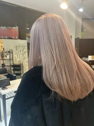 セミロング カラー Erina /髪質改善/艶髪🩵のヘアスタイル