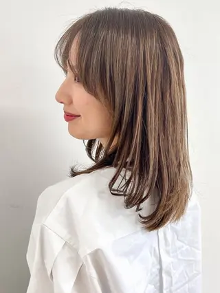 セミロング カラー ◽️Daiki／ 髪質再生◽️のヘアスタイル