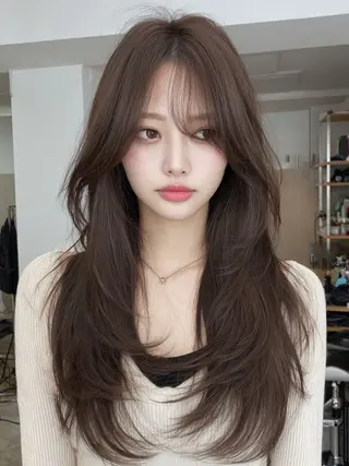 ロング カラー 🌛ダブルカラー 🌜SAYAKAのヘアスタイル