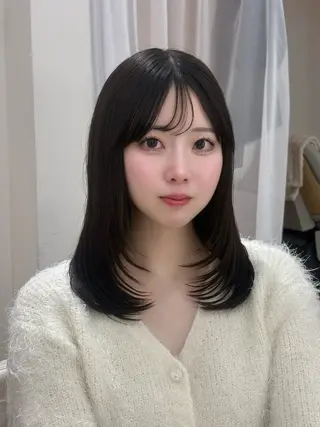 ミディアム i.+odori所属・Miu🤍ショート 🤍レイヤーカットのヘアスタイル