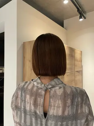 ショート 葉月/ボブ/ 透明感カラー／中目黒のヘアスタイル