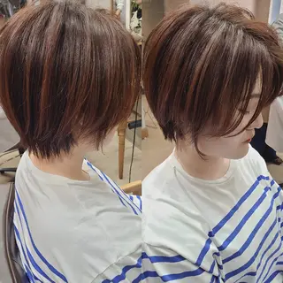 ショート 西田 理沙のヘアスタイル