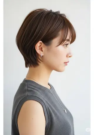 ショート 似合わせのプロ🌿 ショート/銀座/れんのヘアスタイル