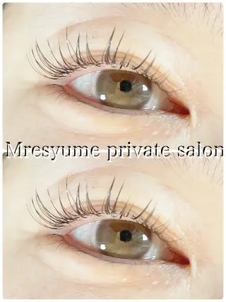 マツエク・マツパ Mresyume MAYUのマツエク・マツパデザイン