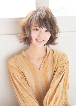セミロング マーブル東京 三軒茶屋 美容室のヘアスタイル
