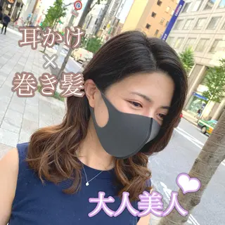 セミロング 【悩み解決！美髪へ】 店長 平間 響のヘアスタイル