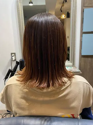 ミディアム et Douce所属・艶髪／髪質改善／ カワモトヒロトのヘアスタイル