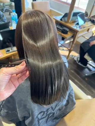 ロング 鎌田 美紗希のヘアスタイル