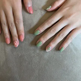 ネイル フリーランス¨̮⃝ ネイリストOKADAのネイルデザイン