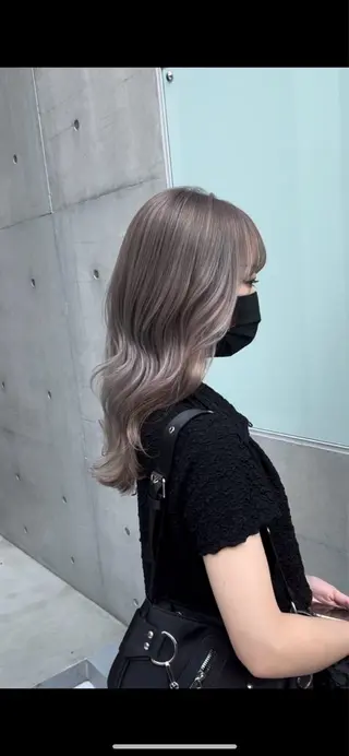 セミロング カラー 艶髪カラー✨似合わせ No.1🥇渡辺康貴のヘアスタイル