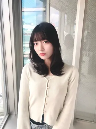 セミロング 門田 恭弥のヘアスタイル