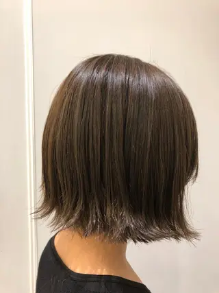 ミディアム カラー 似合わせ艶髪カラー ❤️ハダユミのヘアスタイル