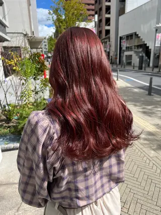 ロング カラー ParveMix🍀 藤原愛未のヘアスタイル