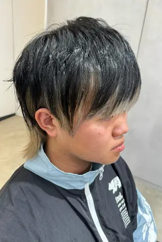 カラー メンズ 透明感カラー✨艶髪 制作🌱山根あゆみのヘアスタイル